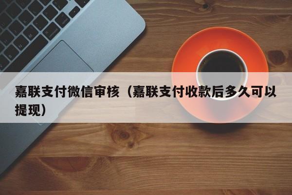 嘉联支付微信审核（嘉联支付收款后多久可以提现）