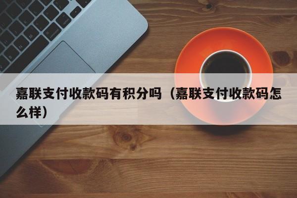 嘉联支付收款码有积分吗（嘉联支付收款码怎么样）