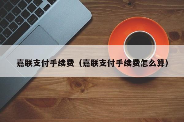 嘉联支付手续费（嘉联支付手续费怎么算）