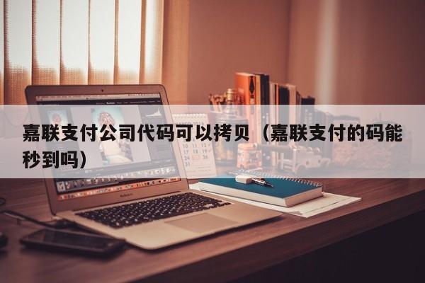 嘉联支付公司代码可以拷贝（嘉联支付的码能秒到吗）