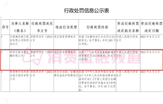 长银消费金融因征信违规被央行处罚，股东陷债务危机被执行7.6亿