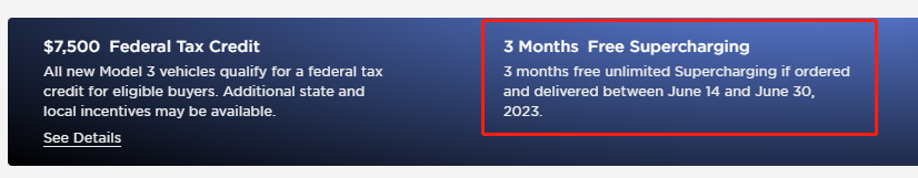 临近618特斯拉也来清库存：Model 3限时送三个月超充服务