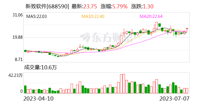 新致软件上半年净利润预增195%至250%